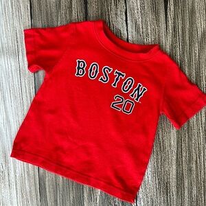 (5for$10) Boston Red Socks 12m Baby T Shirt- #20 Youkilis Baseball